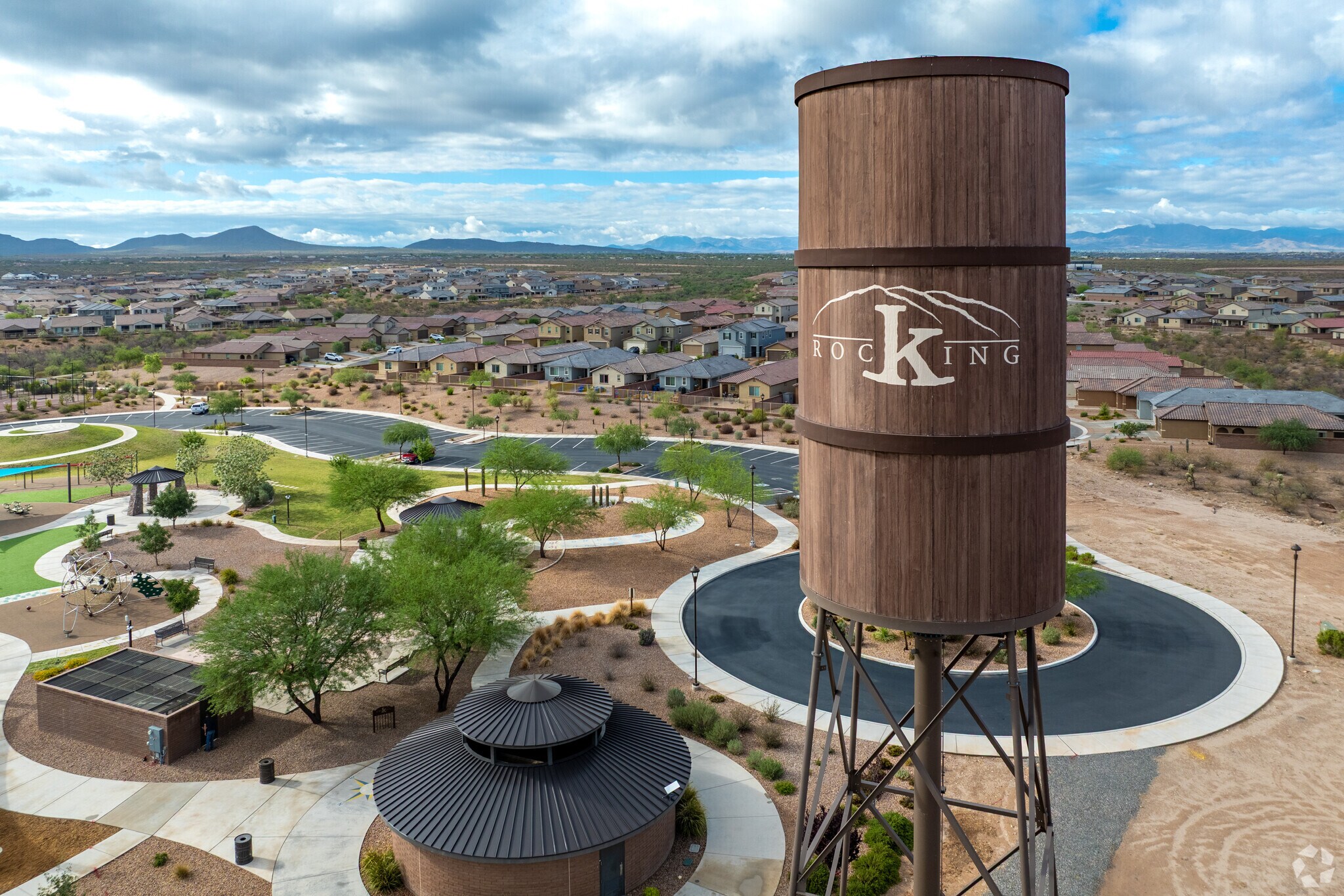 Growing neighborhoods and open desert views in Rocking K, where new construction meets community and Southern Arizona scenery.